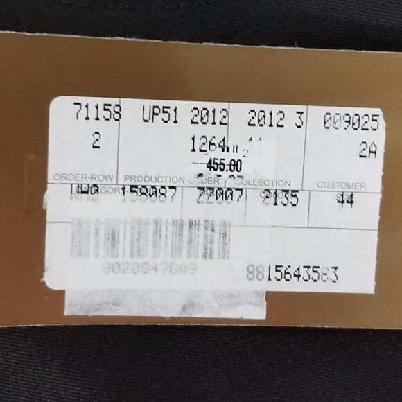 NEW GUCCI Uniform IT Size 44 Black Flared Pants Trousers Black Unfinished Hem - Picture 3 of 13